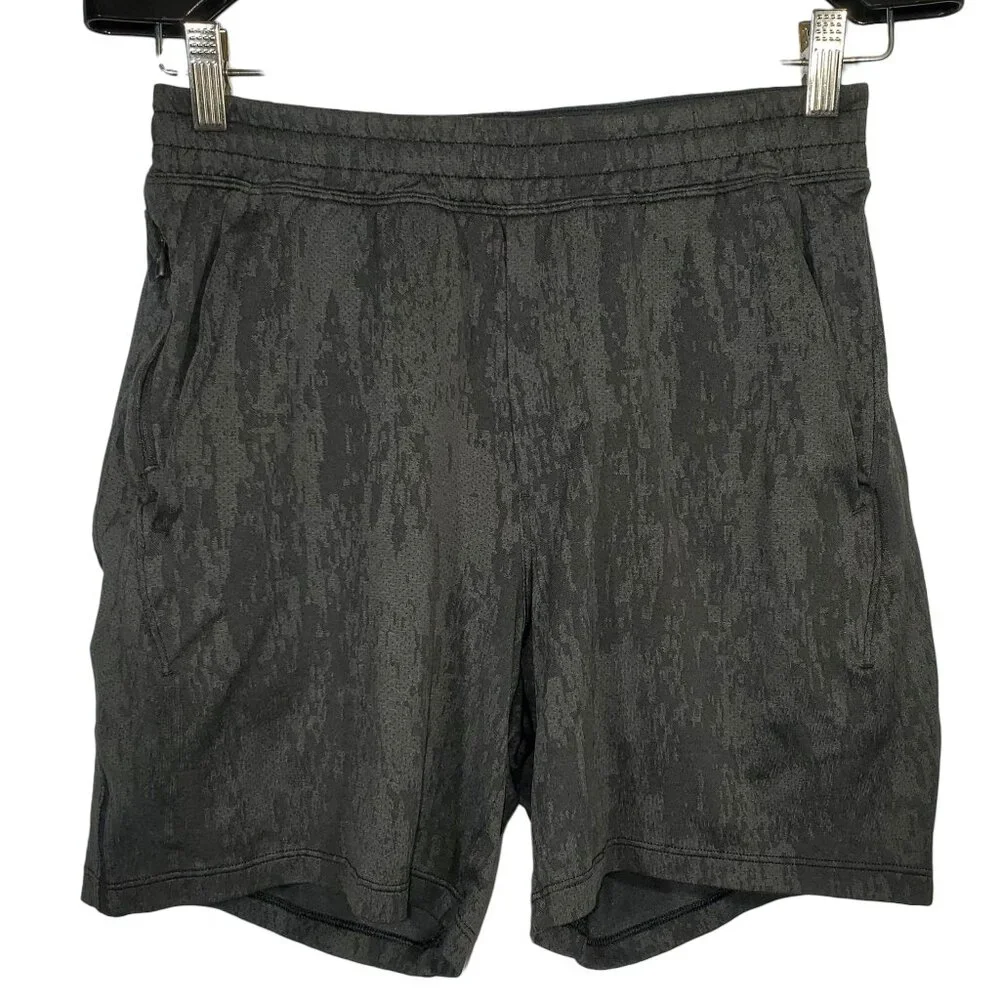 Lululemon Pace Breaker Shorts Lined Men's S Gray Running Gym Workout
